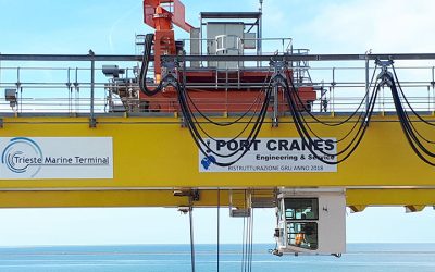 Completata l’attività di retrofit elettromeccanico sulla prima di cinque gru RMG