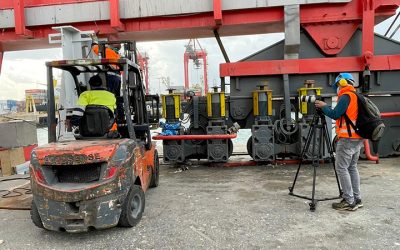 ACQUISIZIONE ORDINE PER RIPOSIZIONAMENTO GRU SU ROTAIE C/O PORTO DI CASABLANCA