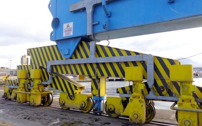 Acquisito ordine per lo spostamento e cambio di scartamento di una Gru STS presso il Porto di Napoli