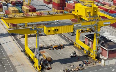 COMPLETATE TUTTE LE ATTIVITA’ DI RETROFIT ELETTROMECCANICO SULLE CINQUE GRU RMG A TRIESTE